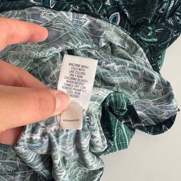 Croft & Barrow Plus Size Paisley Blouse - Picture 8 of 10